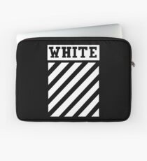 white white lines Laptop Sleeve
