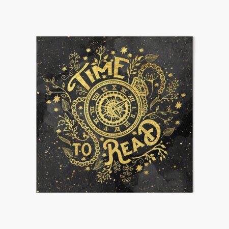 Time to Read Art Board Print