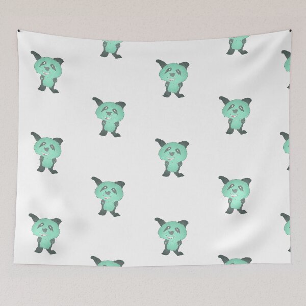 Item preview, Stylized Halloween design zombie panda  designed and sold by Coffeemerc117.