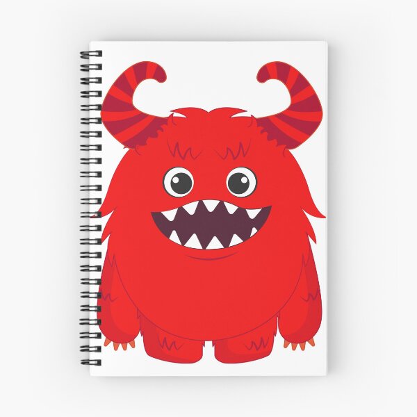 Item preview, monstruo de halloween rojo peludo designed and sold by ujangajojing.