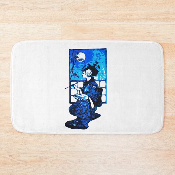 Item preview, Blue Painting Geisha, Japan design designed and sold by Dven-Clothes.
