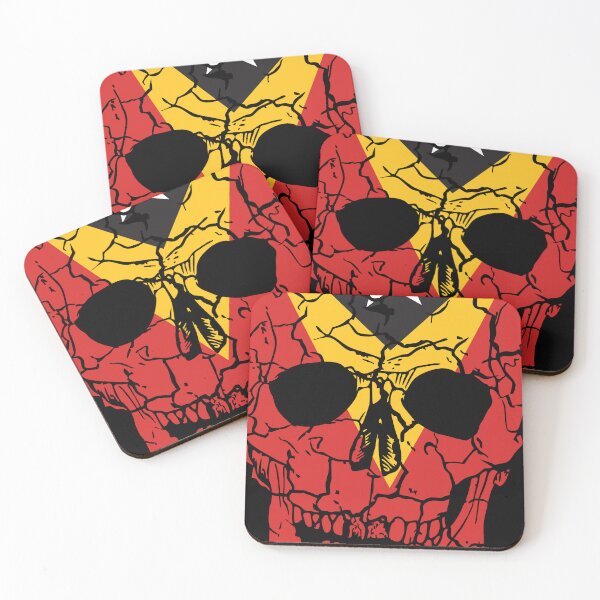 Item preview, Skull Flag of East-Timor,halloween designed and sold by EpicMaps.