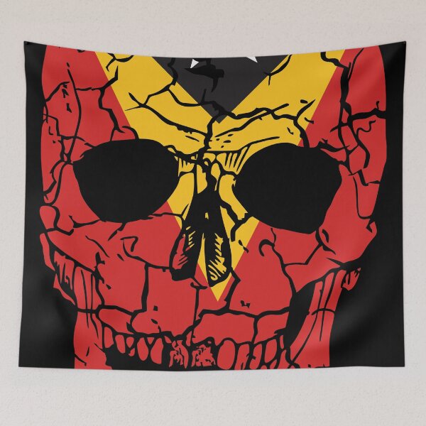 Item preview, Skull Flag of East-Timor,halloween designed and sold by EpicMaps.