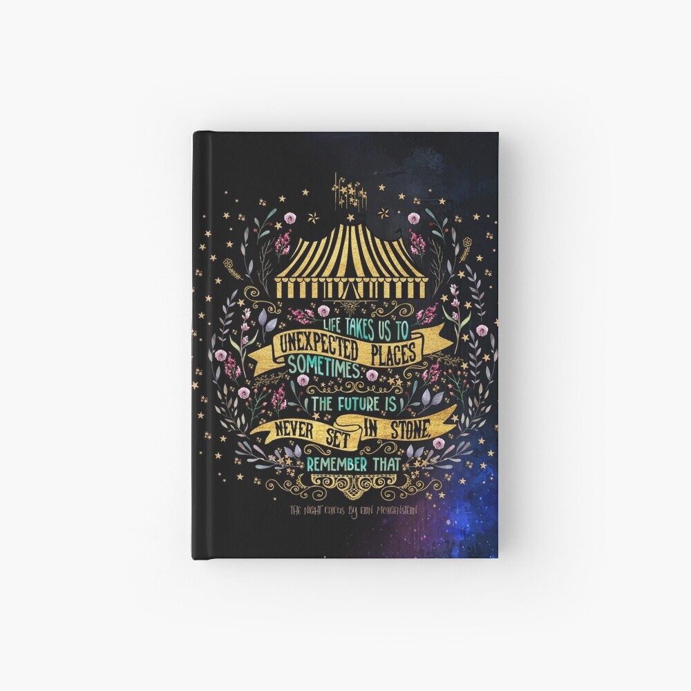 "The Night Circus Unexpected Places" Hardcover Journal for Sale by eviebookish Redbubble