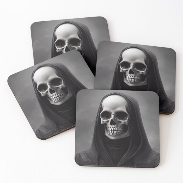 Item preview, black and white skull designed and sold by theplanetlove.