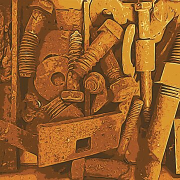 Artwork thumbnail, Rusty Street Metal by Daniel Pelavin