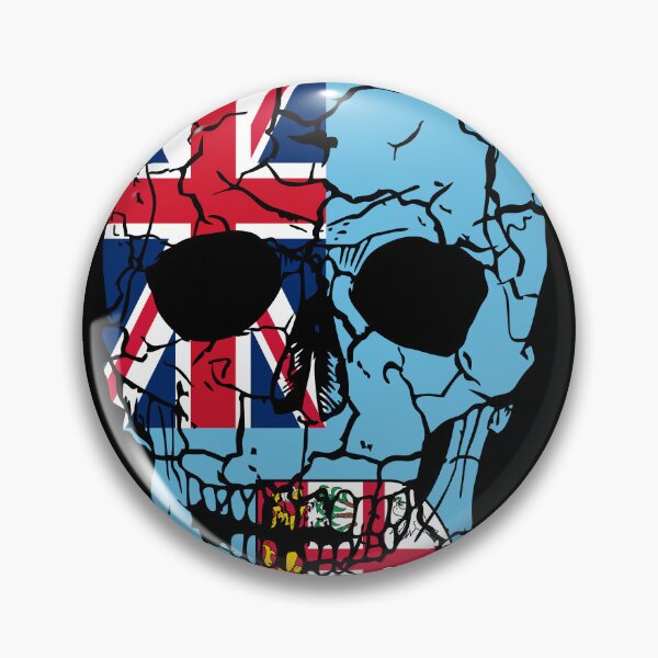 Item preview, Skull Flag of Fiji,halloween designed and sold by EpicMaps.