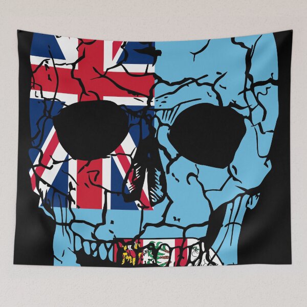 Item preview, Skull Flag of Fiji,halloween designed and sold by EpicMaps.