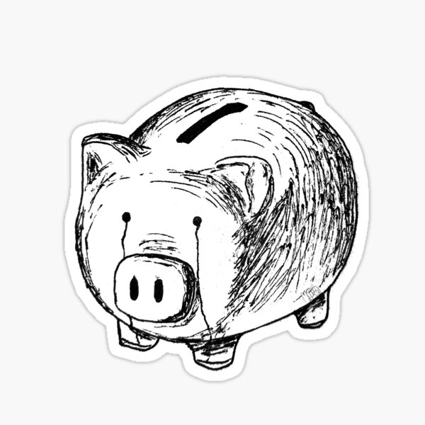 Piggy Bank Icon Outline Vector, Pig Drawing, Bank Drawing, Piggy Bank  Drawing PNG and Vector with Transparent Background for Free Download