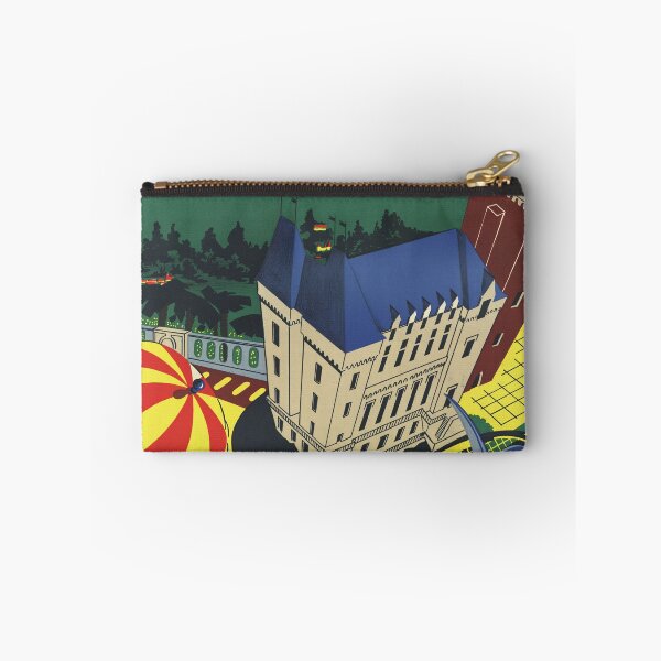 Item preview, PAU Son Climat Ses Sports! FRANCE 1935 Vintage Travel Poster designed and sold by retroposters.
