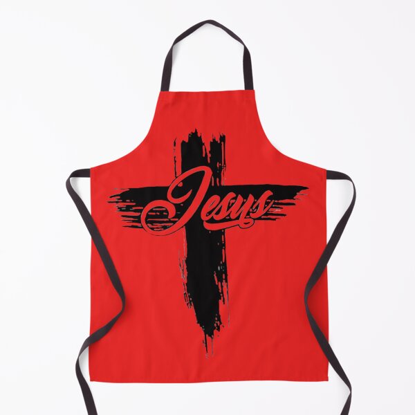 Item preview, Black Splintered Cross With Jesus Name On Top designed and sold by Rowena Jones.