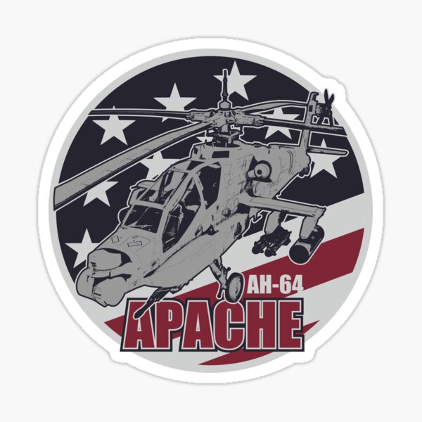 Vista previa del artículo con la obra «Apache AH-64», diseñado y vendido por StrongVlad.