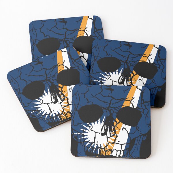 Item preview, Skull Flag of Marshall Islands,halloween designed and sold by EpicMaps.