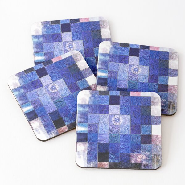 Item preview, Blue Mosaic 2-Available In Art Prints-Mugs, Cases, Duvets, T-Shirts, Stickers, etc. designed and sold by born30.