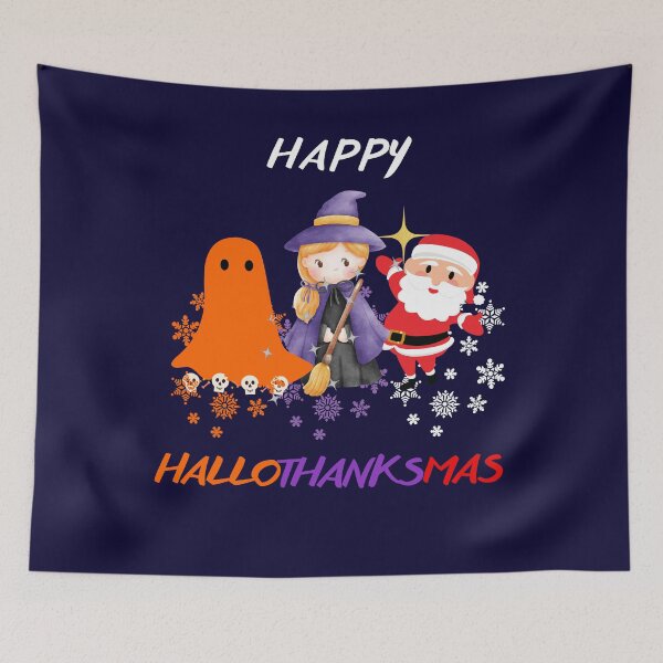 Item preview, Happy hallothanksmas gnomes designed and sold by ColourTrials.