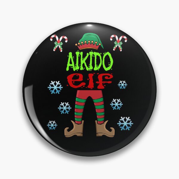 Item preview, Aikido Elf Funny Christmas Costume Design for an aikidoka and Aikido lovers! designed and sold by TheKarateStore.