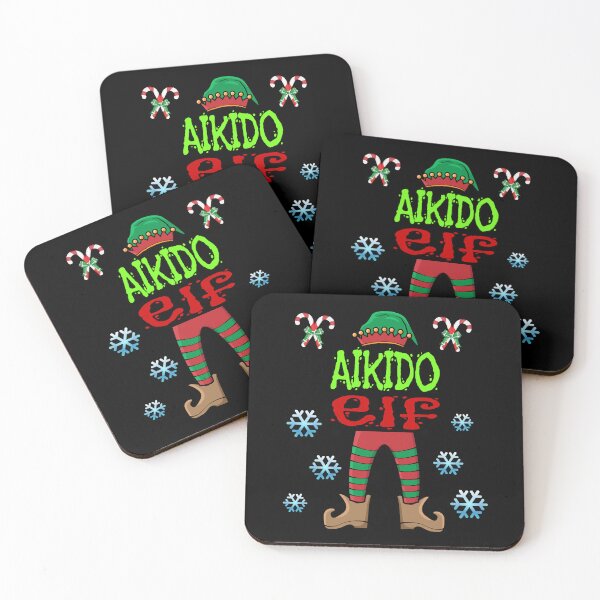 Item preview, Aikido Elf Funny Christmas Costume Design for an aikidoka and Aikido lovers! designed and sold by TheKarateStore.
