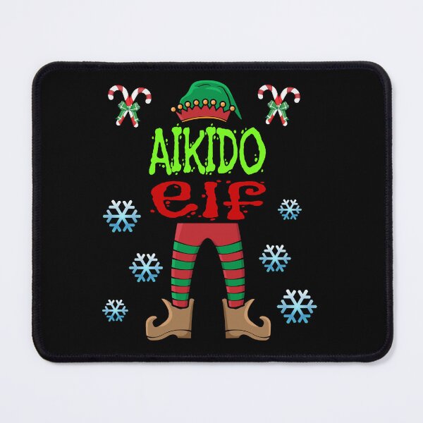 Item preview, Aikido Elf Funny Christmas Costume Design for an aikidoka and Aikido lovers! designed and sold by TheKarateStore.