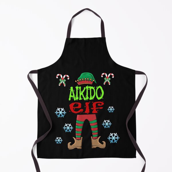 Item preview, Aikido Elf Funny Christmas Costume Design for an aikidoka and Aikido lovers! designed and sold by TheKarateStore.