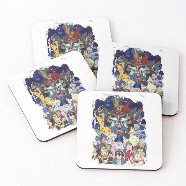 Item preview, Gurren Lagann Characters Gurren Lagann Tengen Toppa Anime Grunge Border  Design    Gift designed and sold by YounessUSAE.
