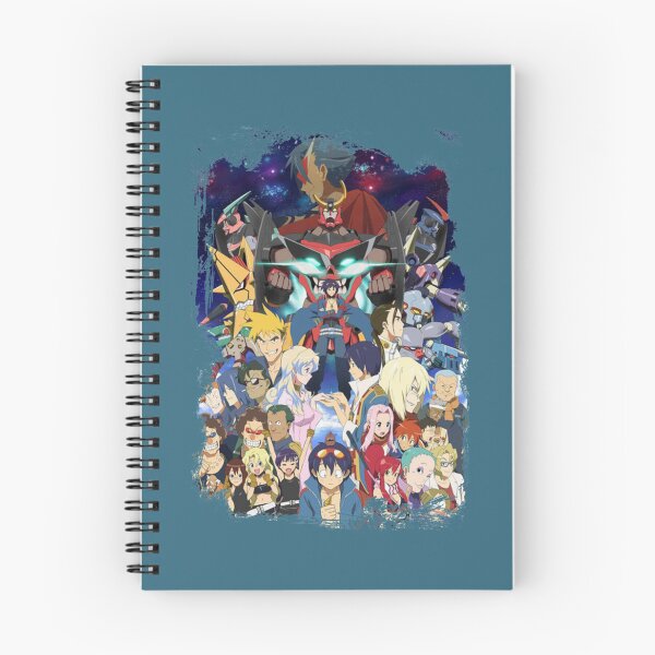 Item preview, Gurren Lagann Characters Gurren Lagann Tengen Toppa Anime Grunge Border  Design    Gift designed and sold by YounessUSAE.