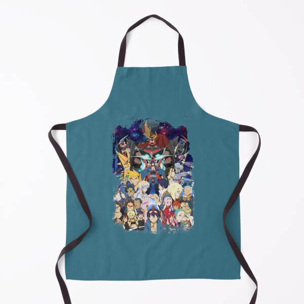 Item preview, Gurren Lagann Characters Gurren Lagann Tengen Toppa Anime Grunge Border Design Gift designed and sold by YounessUSAE.