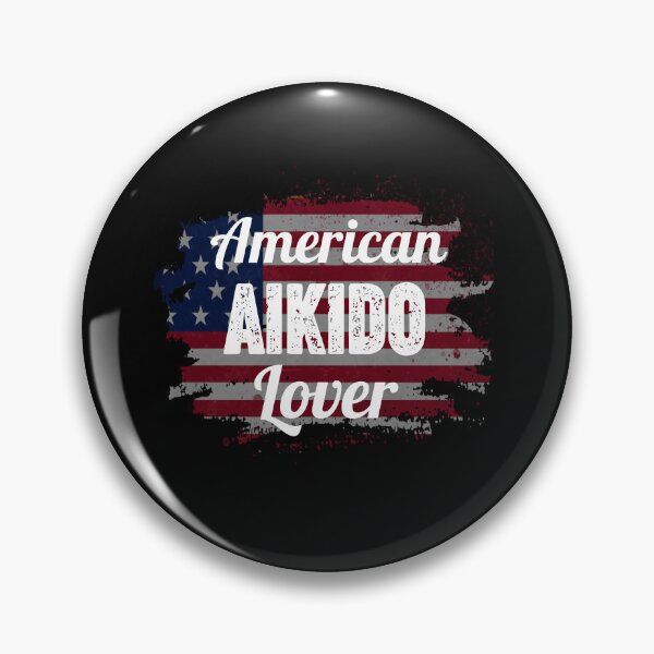 Item preview, American Aikido Lover Funny Design for an aikidoka and Aikido lovers! designed and sold by TheKarateStore.