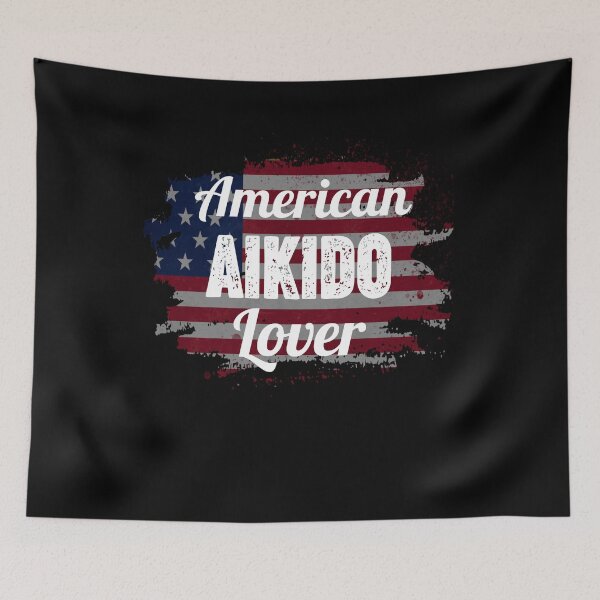 Artikelvorschau, Amerikanischer Aikido-Liebhaber-lustiger Entwurf für ein Aikidoka und Aikido-Liebhaber! entworfen und verkauft von TheKarateStore.