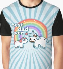 Best Unicorn Dad Graphic T-Shirt