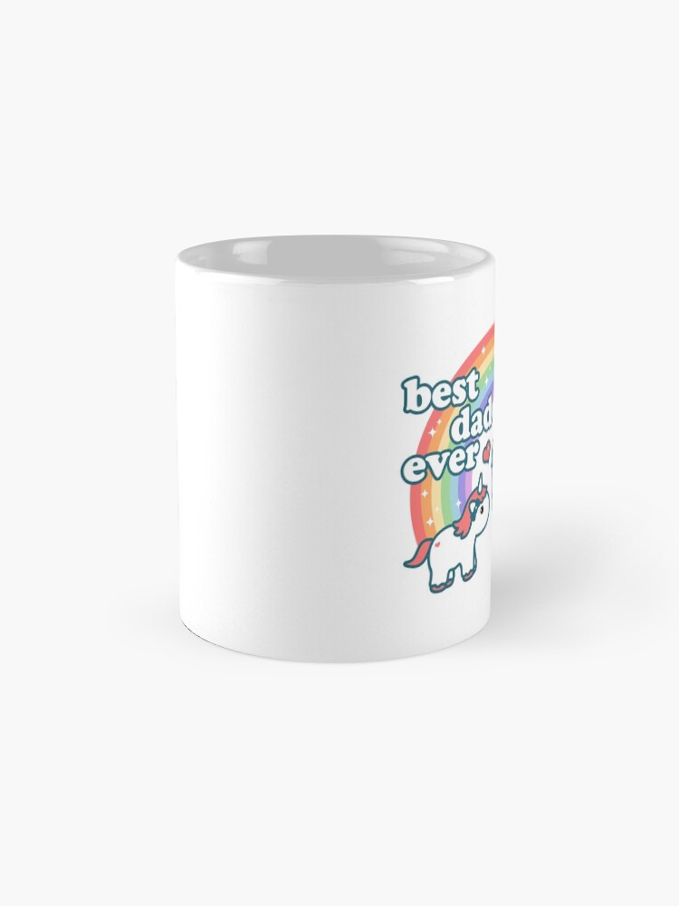 Alternate view of Best Unicorn Dad Mug