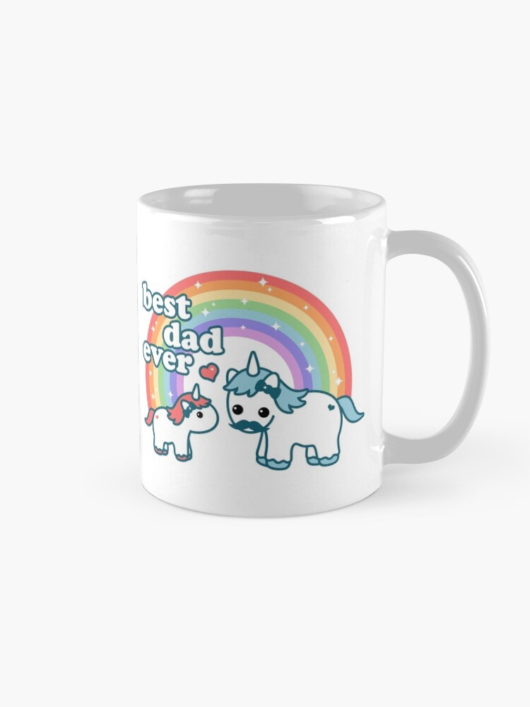 Alternate view of Best Unicorn Dad Mug