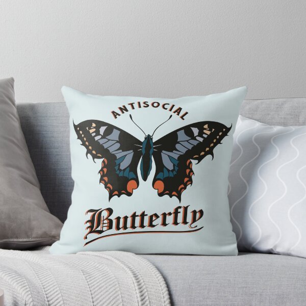 Item preview, Antisocial Butterfly t-shirt, Anti-Social Butterfly, Anti Social shirt, Butterfly shirt designed and sold by Auntbee63.
