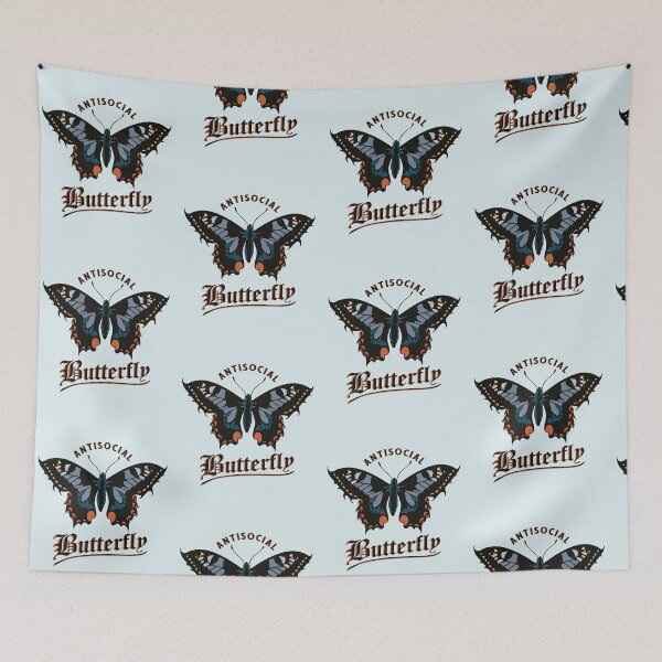 Item preview, Antisocial Butterfly t-shirt, Anti-Social Butterfly, Anti Social shirt, Butterfly shirt designed and sold by Auntbee63.
