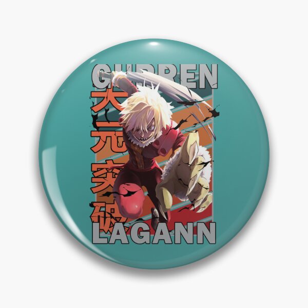 Item preview, Viral Tengen Toppa Gurren Lagann Vintage Color Palette Design   designed and sold by YounessUSAE.