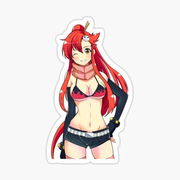 Yoko littner gurren lagann  Sticker for Sale by YounessUSAE