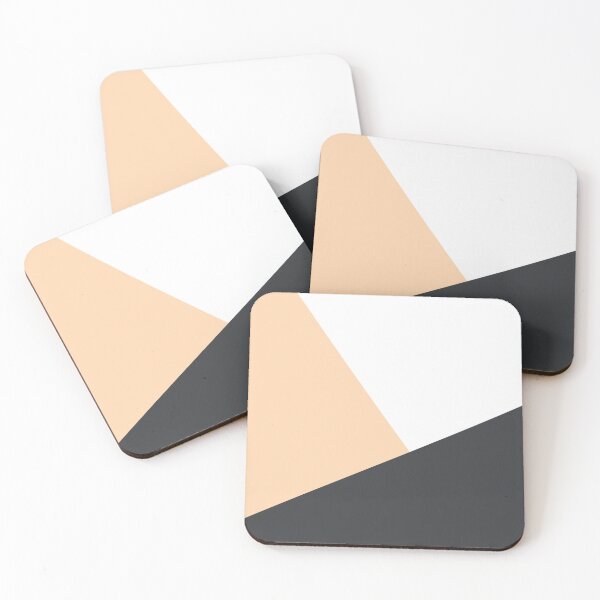 Item preview, Minimalist dark grey blush pink color block aesthetic designed and sold by by-jwp.