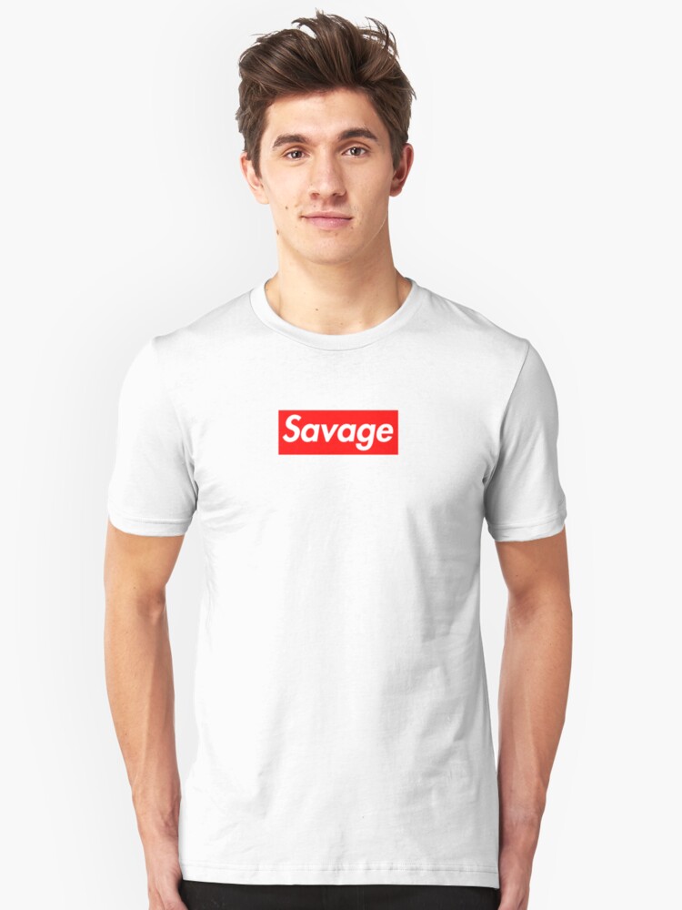 savage box logo hoodie