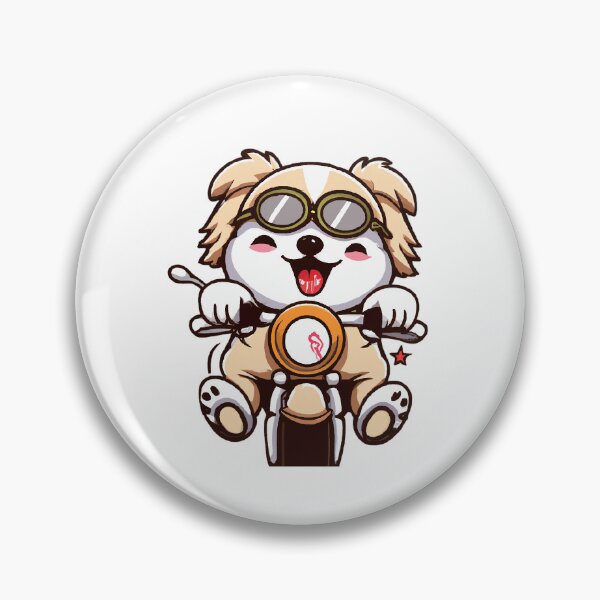 Item preview, Un lindo perro montando una motocicleta designed and sold by Junkster-.