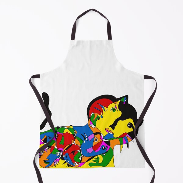 Item preview, Cat Abstract Line Art Drawing Top Minimalist Aesthetic T-Shirt designed and sold by Art-Self Studio.