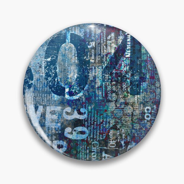 Item preview, Blue Urban Street Art With Typography designed and sold by artsandsoul.
