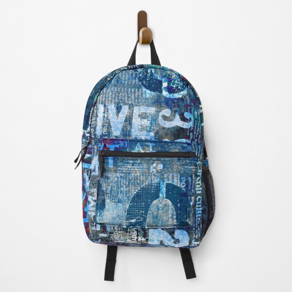 Item preview, Blue Urban Street Art With Typography designed and sold by artsandsoul.