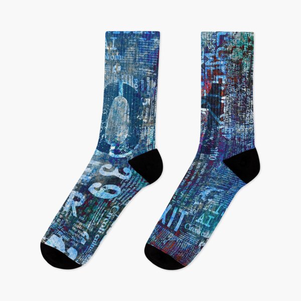 Item preview, Blue Urban Street Art With Typography designed and sold by artsandsoul.