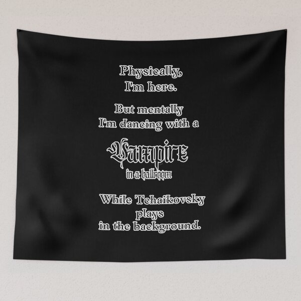 Item preview, mentally I'm dancing with a vampire designed and sold by MagpieMuddles.