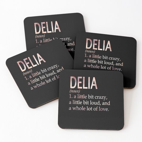 Item preview, Delia Girl Name Definition designed and sold by BrookHBung.