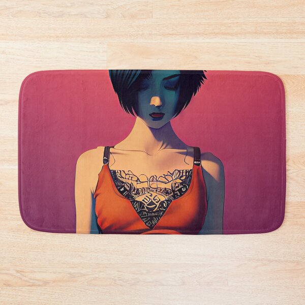 Item preview, Punk rock style girl wearing a crop top designed and sold by Artaverse.