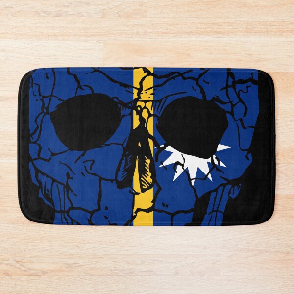 Item preview, Skull Flag of Nauru,halloween designed and sold by EpicMaps.