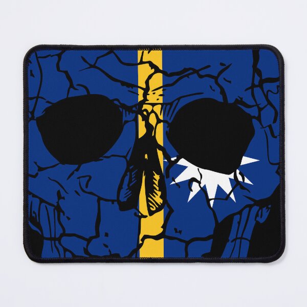 Item preview, Skull Flag of Nauru,halloween designed and sold by EpicMaps.