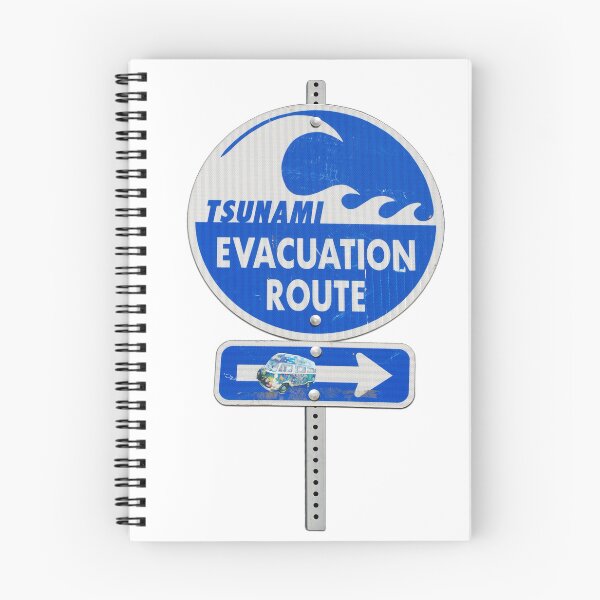 Item preview, road sign tsunami (right arrow) designed and sold by mystudiocreate.