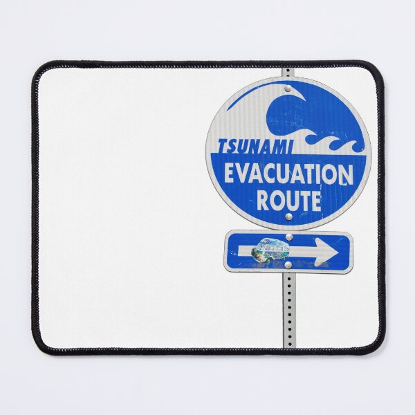 Item preview, road sign tsunami (right arrow) designed and sold by mystudiocreate.