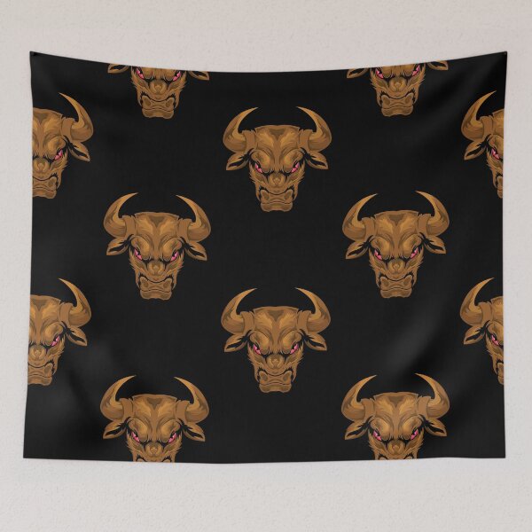 Item preview, Diseño de toro aterrador enojado designed and sold by zoripet Store.